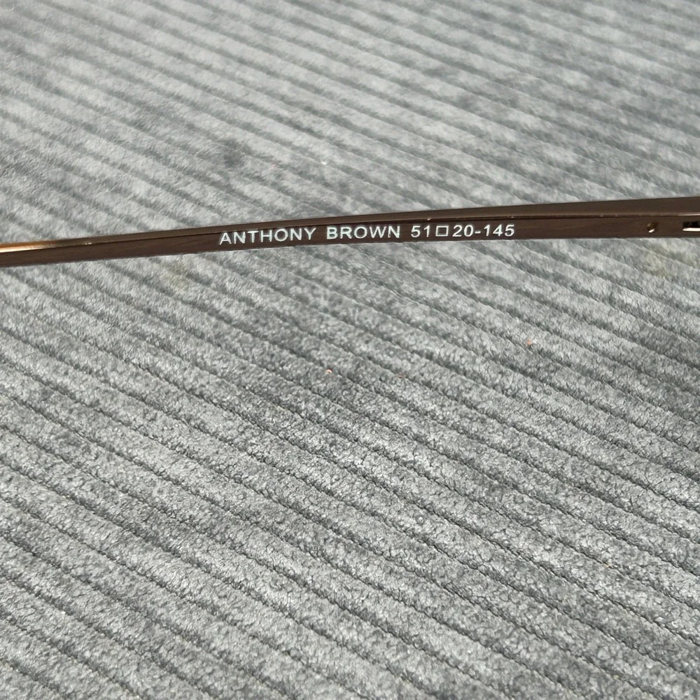 Giovani di Venezia Anthony Brown Y2k Eyeglass Frames Italian Design 51-20-145